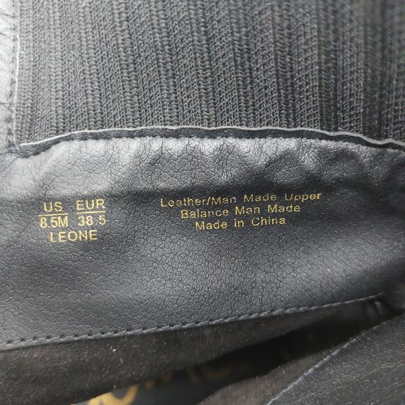 Sam Edelman Leone Lug Zipper Sole Chelsea Boots Size 8.5 M - Picture 7 of 8